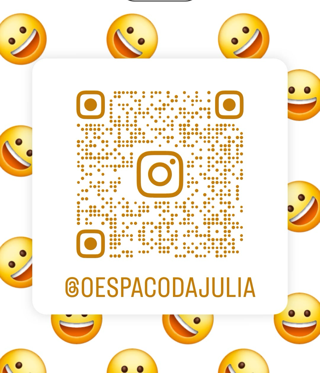QR Code do Instagram O Espaço da Júlia